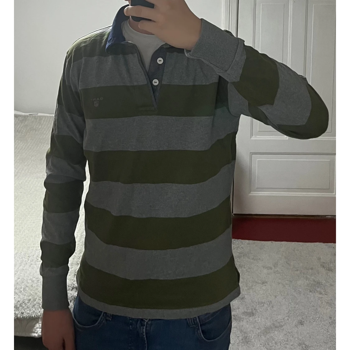 Randig pikétröja från GANT - 90