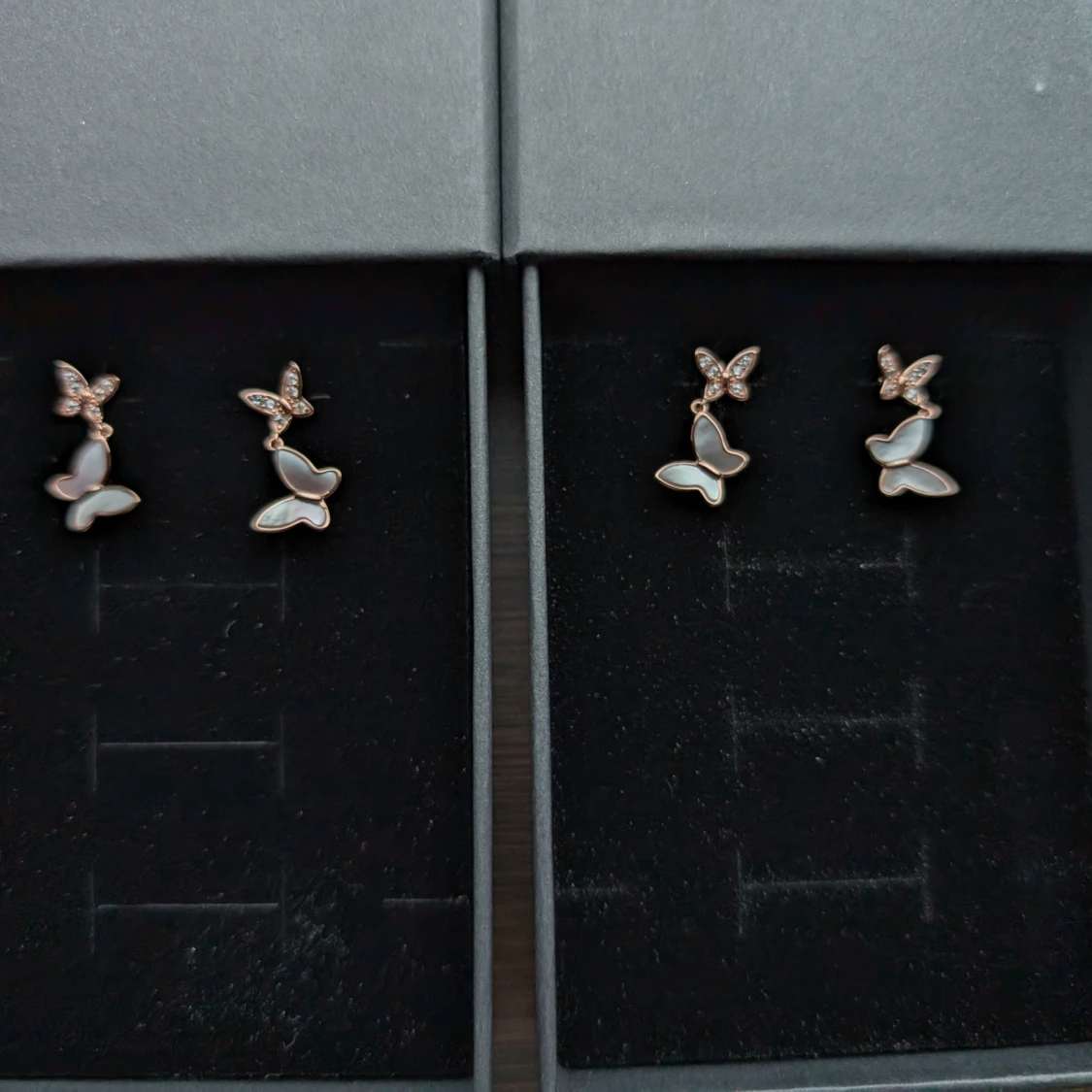 Fjäril örhängen set (QE048) - 90