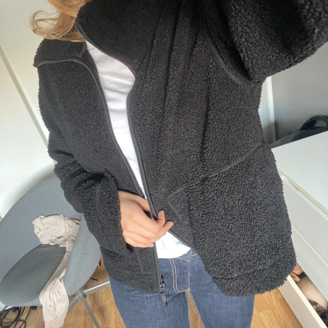 Svart teddyjacka - 2