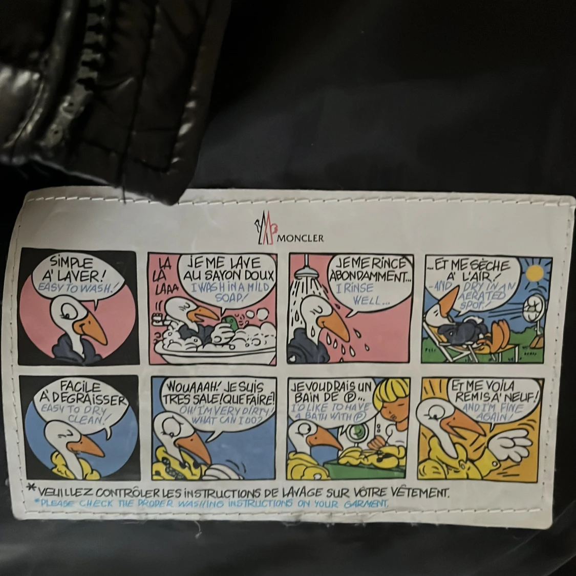 Svart dunjacka från Moncler - 92