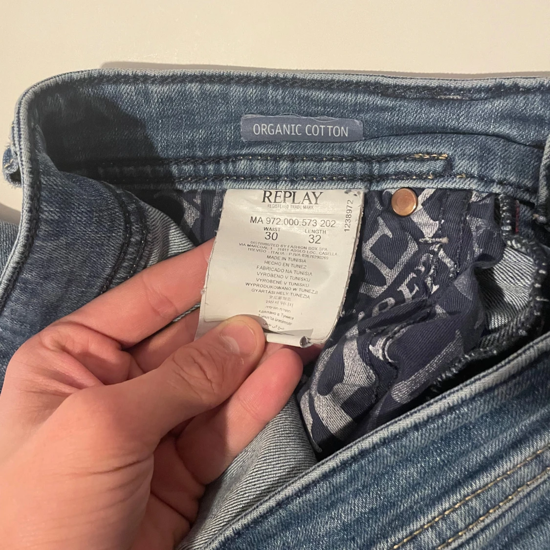 Blå jeans från Replay - 92