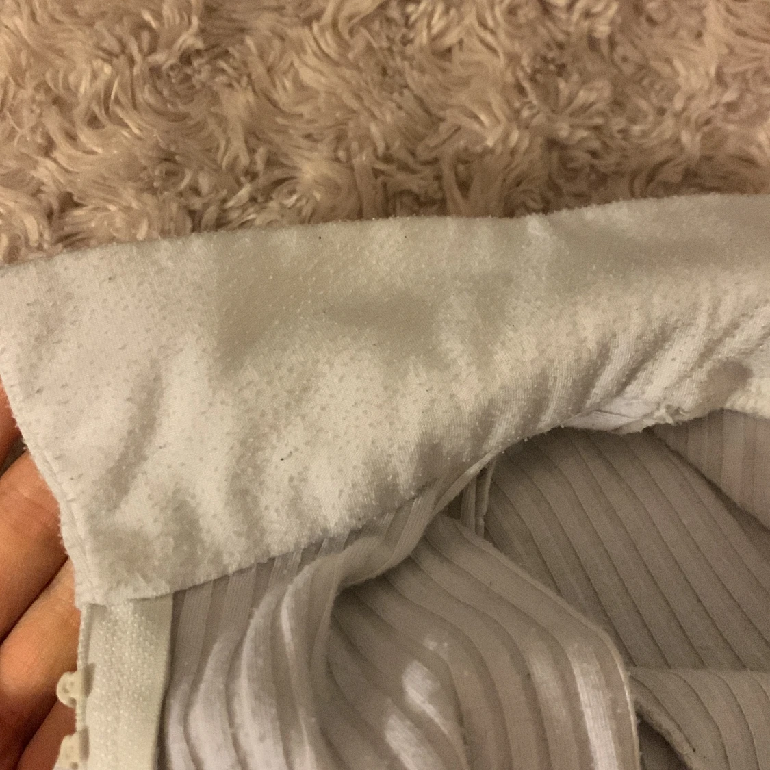 Vit ribbad tröja från Sancred - 93