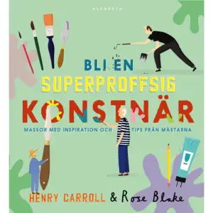  Vill du bli en superproffsig konstnär? Eller bara pröva på att uttrycka dig på nya sätt? Då är det här boken för dig! Här finns 20 roliga övningar med inspiration från några av de mest berömda konstnärerna. Du kan lära dig mer om olika material, tekniker och om färg. Det är bara att sätta i gång och experimentera och göra egen proffsig konst!NÅGRA AV KONSTNÄRERNA I BOKEN ÄR: Frida Kahlo, Pablo Picasso, Yayoi Kusama, Vincent van Gogh, Jackson Pollock, Chris Ofili, Renée Magritte med flera! Inspireras av mästarna bli en mästare själv!     Format Inbunden   Omfång 63 sidor   Språk Svenska   Förlag Alfabeta   Utgivningsdatum 2021-10-20   Medverkande Rose Blake   Medverkande Barbro Lagergren   Medverkande Eric Thunfors   ISBN 9789150121742  