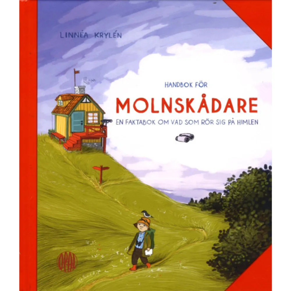 Har du någonsin legat på rygg, tittat upp mot himlen och drömt dig bort mot molnen? Då kanske du skulle passa som molnskådare! Alla kan göra det, allt man behöver är lite tid och en molnig himmel. Och kanske ett paraply  Boken guidar genom molnens värld. Varvat med fakta om olika molnarter och deras kännetecken får man lära sig hur ett moln blir till, vad moln har för påverkan på vårt klimat, hur man kan läsa av vädret genom att betrakta molnen och hur moln har inspirerat konstnärer genom historien.Kort sagt allt man någonsin velat veta om moln! Så ta med dig papper och penna, gå ut, lyft blicken och upptäck att moln är så mycket mer än något som skymmer solen. Faktagranskad av meteorologen Pär Holmgren.    Format Inbunden   Omfång 44 sidor   Språk Svenska   Förlag Opal   Utgivningsdatum 2015-05-18   Medverkande Linnéa Krylén   Medverkande Linnéa Krylén   ISBN 9789172997271  . Böcker.