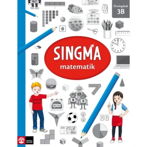 Singma matematik 3B Övningsbok (häftad) - Att ge eleverna goda grundkunskaper i matematik, självförtroende, nyfikenhet och intresse för att lära mer – det är några av matematikundervisningens viktigaste uppgifter.  Med Singma matematik betonas kvalitet i undervisningen och lärarens viktiga roll för elevers utveckling och lärande. Läromedlet ger dig som lärare stöd och en tydlig idé om hur lektioner kan läggas upp, vad som är i fokus och hur du på bästa sätt stödjer och utmanar elevers eget tänkande och lärande. Singaporemodellen Singma tar utgångspunkt i hur matematikundervisningen är uppbyggd enligt Singaporemodellen. Singma har arbetats fram i samarbete med Dr Yeap Ban Har, en världsledande expert inom området. Singapore tillhör sedan länge toppnationerna i internationella undersökningar som Pisa och TIMSS, och modellen har fått stor spridning internationellt.  Arbetsgång Varje lektion är indelad i tre huvudmoment av olika karaktär. Momenten är återkommande i varje lektion för att på olika sätt skapa igenkänning för eleverna. I de olika momenten får eleverna möjlighet att under en och samma lektion träna på förmågorna i matematik utifrån läroplanen. Uppgifterna är omsorgsfullt utvalda för att uppmuntra till samtal och reflektion om olika strategier, och för att ge variation och progression.    Elevens böcker Singma matematik omfattar en lärobok och en övningsbok per termin. Till varje lektion i läroboken finns uppgifter i övningsboken som är avsedda för individuell träning. Lärobok Används för gemensamma genomgångar och samtal i klassen, samt till övningar och aktiviteter som eleverna gör i par eller i grupp. Övningsbok Eleven tränar självständigt och befäster sina kunskaper. Uppgifterna i övningsboken är direkt kopplade till varje lektion. Vi utforskarVarje lektion inleds med att eleverna har boken stängd och du inleder med en noga utvald startuppgift. Här har du som lärare en coachande roll, och ställer frågor för att utveckla elevernas tänkande och reflektion. I lärarhandledningen får du allt stöd du behöver för att leda diskussionen och för att formalisera matematiken på tavlan. Vi lärNär ni är klara med startuppgiften öppnar ni boken och tittar på den eller de lösningar som presenteras. Gjorde ni likadant eller på ett annat sätt? Vi övarI nästa moment får eleverna pröva fler uppgifter som behandlar samma ämnesområde på ett liknande sätt. De fortsätter att arbeta i par eller grupp och tanken är att de ska fortsätta att samtala och resonera kring uppgifterna. Jag övarI den sista delen av lektionen får eleverna arbeta på egen hand med att befästa sina kunskaper i övningsboken. Allt stöd du behöver finns i lärarhandledningen I lärarhandledningens kapitel- och lektionsguide får du en detaljerad handledning med konkreta råd och tips på hur du lägger upp undervisningen i varje moment. Guiden visar hur du som lärare specifikt kan arbeta med varje lektion, vilka mål och begrepp som är i fokus, hur du undervisar i de olika momenten samt hur du stödjer och utmanar eleverna utifrån deras behov. Genomtänkt undervisning I Singaporemodellen betonas vikten av lärarens kompetens och att undervisningen bedrivs med hög kvalitet på ett genomtänkt och systematiskt sätt. Läraren har en central roll och ett tydligt uppdrag att undervisa för förståelse och lära eleverna att bemästra matematiken. Lärarens roll är att ställa frågor för att hjälpa eleverna att utveckla sitt tänkande och att uppmuntra dem att finna fler strategier och metoder för att lösa problem. Läraren återberättar och speglar det som eleverna säger, men ger som regel inte svaren utan de kommer från eleverna själva.    Format Häftad   Omfång 160 sidor   Språk Svenska   Förlag Natur &amp; Kultur Läromedel   Utgivningsdatum 2019-01-18   Medverkande Pia Agardh   Medverkande Josefine Rejler   Medverkande Helen Miller Crafoord   Medverkande Sue Tan   Medverkande Kristina Holm   ISBN 9789127448902  