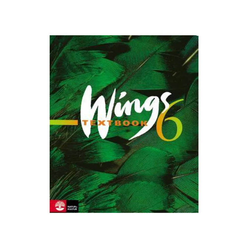 Wings 6 - green är ett basläromedel i engelska för årskurs 6 som utgår från individen. Det består av en textbok med elev-cd, workbook, elevfacit (slutsåld) och lärarhandledning (slutsåld).    Format Häftad   Omfång 110 sidor   Språk Svenska   Förlag Natur & Kultur Läromedel   Utgivningsdatum 2008-08-11   Medverkande Anna Mellerby   Medverkande Susanna Rinnesjö   Medverkande Elisabeth Ström   ISBN 9789127411586  . Böcker.