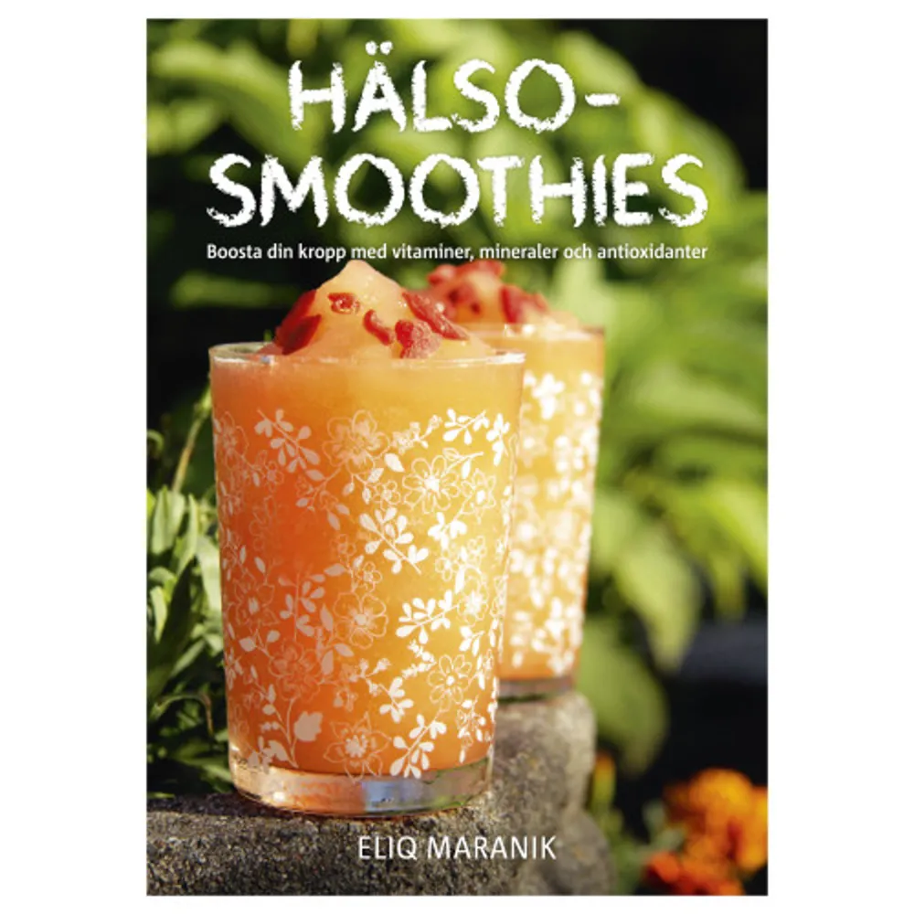 Hälso-smoothies nu som pocket i 4-färg!  Oavsett anledning finns det smoothies för de flesta behov. En välkomponerad hälsosmoothie är uppiggande, renande, stärkande och viktbalanserande. Kroppen stärks och välbefinnandet ökar. Hälsosmoothies - boosta din kropp med vitaminer, mineraler och antioxidanter, boken innehåller ett femtiotal lättlagade smoothiesrecept som gör att du mår bra och får kroppen i balans. Här finns smoothies för alla smaker. Energirika frukter och bär blandas med nyttiga fibrer, frö- och nötoljor, alla sorters nötter och frön, alger, superbärpulver och andra naturliga kosttillskott. Smaka en chai-smoothie, en mango och saffran-smoothie eller varför inte en björnbär, havre och vanilj-smoothie. Boken innehåller även praktiska och konkreta råd om hur frukt, grönsaker, bär, nötter, kosttillskott och andra ingredienser bör förvaras, vilka hälsoeffekter de ger, vad som går att frysa in, vilka fällor man bör undvika i mataffären, och mycket annat som är bra att veta. Unna dig själv ett rikare och hälsosammare liv. - Frukosttristess-starta dagen med en näringsrik vitaminkick! - Sugen på att gå ner ett par kilo-testa hälsosmoothies! - Trött och orkeslös-pigga upp dig med en energibomb! - Stressad och ont om tid-drick en snabblagad smoothie! - Utmattad efter träningspasset-ge kroppen nya krafter! - Proteinfattig kost-fyll på depåerna! Om författaren: Eliq Maranik har skrivit ett flertal storsäljande mat- och dryckesböcker som fått priser både i Sverige och utomlands. Idag är böckerna översatta till ett tiotal språk och finns utgivna i närmare trettio länder. Hennes bäst säljande smoothiebok, 101 Smoothies - underbara fruktdrinkar att njuta av, är såld i över 45000 exemplar bara i Sverige, vann första pris i sin kategori vid Måltidsakademin 2012 och silvermedalj på den internationella Gourmand Cook book Awards 2013.    Format Pocket   Omfång 175 sidor   Språk Svenska   Förlag Stevali   Utgivningsdatum 2016-05-09   Medverkande Eliq Maranik   Medverkande Stefan Lindström   Medverkande Eliq Maranik   Medverkande Alan Maranik   Medverkande Anton Borgström   Medverkande Eva Stjerne   ISBN 9789186287955  . Böcker.