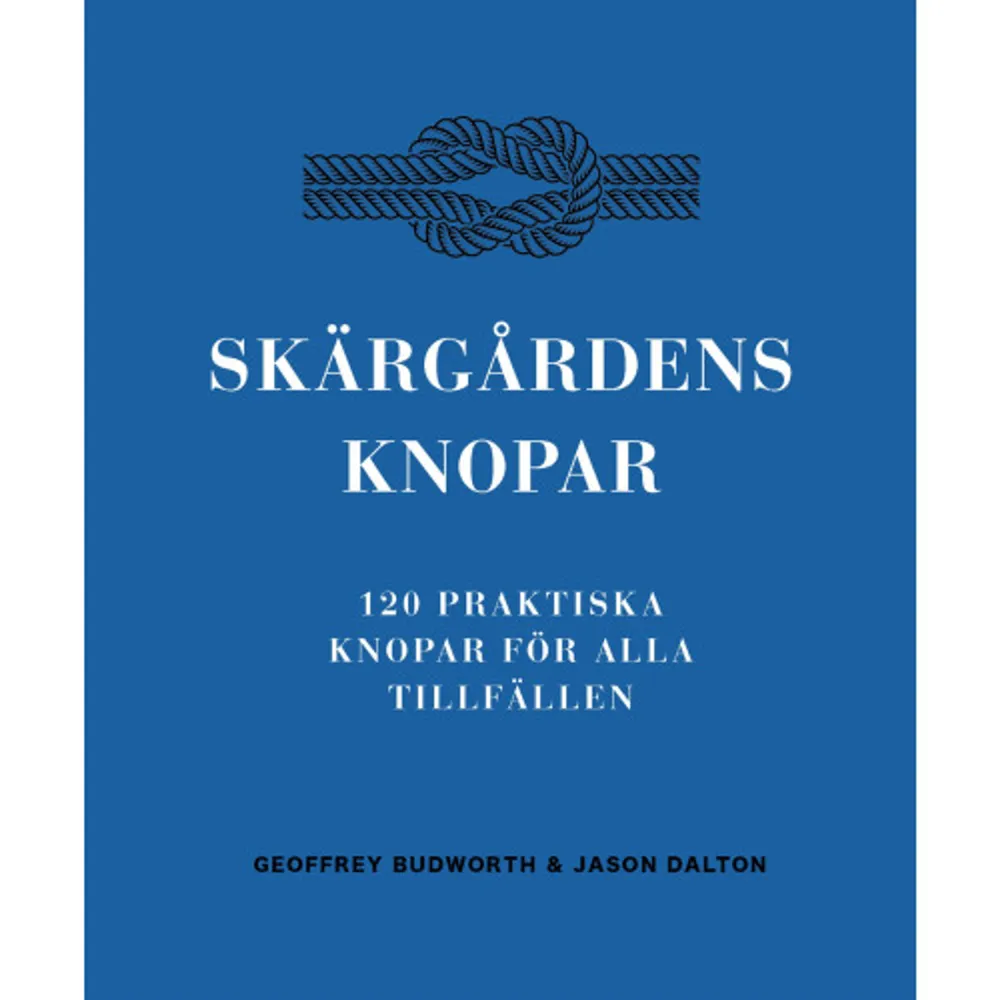 Ingen annanstans har man lika stor glädje av knopar som i skärgården. Oavsett om man seglar eller är på land, om man lastar släpet eller surrar lasten, om man fiskar eller klättrar i berg så finns knoparna i denna heltäckande bok. De tydliga illustrationerna visar steg för steg hur man gör över hundra olika knopar.Här finns vanliga knopar som pålstek och dubbelt halvslag till mer ovanliga – men användbara! – som fiskarknop.    Format Inbunden   Omfång 152 sidor   Språk Svenska   Förlag Max Ström   Utgivningsdatum 2022-03-15   Medverkande Jason Dalton   Medverkande Cecilia Ljungström   ISBN 9789171265715  . Böcker.