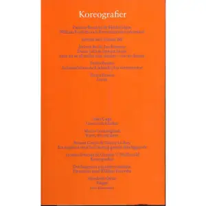 De senaste två decenniernas diskussion om dans och koreografi har alstrat en kritisk och analytisk litteratur som i grunden skakat om alla de kategorier vi ärvt från det som, med ett förvisso diffust begrepp, kunde kallas för den »moderna dansen«. I mångt och mycket löper denna utveckling parallellt med den vi kan finna inom bildkonsten och arkitekturen, där det också blivit klart hur svårt det är att tala om ett entydigt postmodernt brott med det moderna. Snarare är det rimligt att här se en serie ifrågasättanden som lika mycket kan fattas som återkopplingar till undertryckta drag i modernismen, omläsningar av traditionens kontrabandtexter och dekonstruktiva strategier som inte förkastar det förflutna utan finner nya resurser i dess sprickor och marginaler. I denna bemärkelse rör det sig mera om en serie förskjutningar som ständigt låter oss se det förflutna på nytt.  Denna interaktion mellan teori och praktik har lett till en ny typ av koreografiska arbeten och till att skiljelinjen mellan dansforskning och sceniskt utövande har blivit osäker på ett produktivt sätt. Föreliggande antologi försöker återge några aspekter av denna utveckling i en linje som leder från tidiga pionjärer som Cage och Cunningham fram till dagens diskussioner. Vissa av texterna är skrivna i ett tydligt inifrånperspektiv och kan ses som reflektioner över en konkret praktik; andra relaterar bara indirekt till dans, men kan ändå läsas som väsentliga bidrag till den begreppsliga grundforskning som kännetecknar den samtida dansdiskussionen. Volymen, som har redigerats av Cristina Caprioli och Sven-Olov Wallenstein, innehåller följande essäer: Patricia Baudoin & Heidi Gilpin: En växande och perfekt oordning: William Forsythe och försvinnandets arkitektur Jérome Bel: Jérome Bel Jerome Bel & Jan Ritzema: Deras jobb är inte att dansa utan att se på andra som dansar om de dansar Trisha Brown: Ackumulation med talande plus vattenmotor Trisha Brown: Locus, 1975 John Cage: Grace och klarhet Merce Cunningham: Tid, rum och dans Bojana Cvejic & Xavier Le Roy:Att upphöra med bedömning genom klarläggande. Bojana Cvejic i samtal med Xavier Le Roy och med en fotnot av Gerald Siegmund Jacques Derrida & Christie V. McDonald: Koreografier Elizabeth Grosz: Ting William Forsythe: Textfragment om improvisation William Forsythe & John Tusa: Kroppen lär dig oerhört mycket om världen André Lepecki: Att skriva in dansen Boyan Manchev: Transformabilitet. Det performerande samhället och den samtida dansens villkor Peggy Phelan: Performancekonstens ontologi: representation utan reproduktion Gerald Siegmund: Dansens begärande kropp Susan Sontag: Till minne av deras känslor Intervju med Meg Stuart René Thom: Det levandes partitur. René Thom i samtal med Laurence Louppe Dalibor Vesely: Förkroppsligandets arkitekton Paul Virilio, LaurenceLouppe och Daniel Dobbels: Tyngdens rum. Paul Virilio i samtal med Laurence Louppe och David Dobbels Volymen har redigerats av Cristina Caprioli, Anna Petronella Fredlund och Sven-Olov Wallenstein. Den senare har även skrivit bokens introduktion.  Skriftserien Kairos används som kurslitteratur vid högskolor och universitet och genom nytryckningar säkerställer vi att den alltid finns tillgänglig. Serien, som kommer att omfatta 14 nummer 2008 (under våren 2008 kommer Kairos nr 13, Koreografier och under hösten Kairos nr 14, Ljudkonst), varav två dubbelvolymer, säljs hos välsorterade bokhandlare, i museishoppar och genom nätbokhandeln.    Format Häftad   Omfång 397 sidor   Språk Svenska   Förlag Raster förlag   Utgivningsdatum 2008-05-30   Medverkande Cristina Caprioli   Medverkande Petronella Fredlund   Medverkande Sven-Olov Wallenstein   Medverkande André Lepecki   Medverkande Peggy Phelan   Medverkande Boyan Manchev   Medverkande Gerald Siegmund   Medverkande Susan Sontag   Medverkande Steven De Belder   Medverkande Luk Van den Dries   Medverkande Kurt Vanhuotte   Medverkande René Thom   Medverkande John Tusa   Medverkande Dalibor Vesely   Medverkande Paul Virilio   Medverkande Patricia Baudoin   Medverkande Heidi Gilpin   Medverkande Jérome Bel   Medverkande Jan Ritsema   Medverkande Trisha Brown   ISBN 9789187215827  