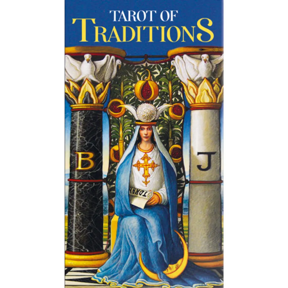 From the bestselling author of Pre-Raphaelite Tarot, Mystical Tarot, and Jack-O’-Lantern Tarot, a new deck that goes back to the purest Waite-Smith tradition. Giuliano Costa presents a refined and modernized version of this undying classic, and he does so by re-interpreting the RWS archetypes with a painting style and a vibrant, bright color palette. This is the perfect match between content and aesthetics.. Böcker.