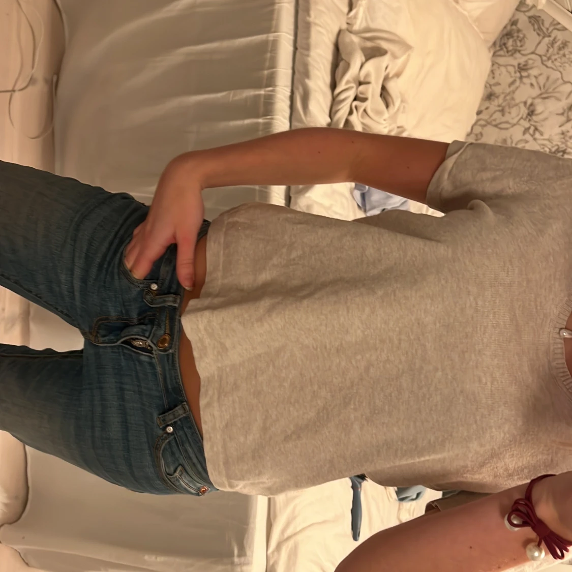 Grå t-shirt från Oui Moments - 90