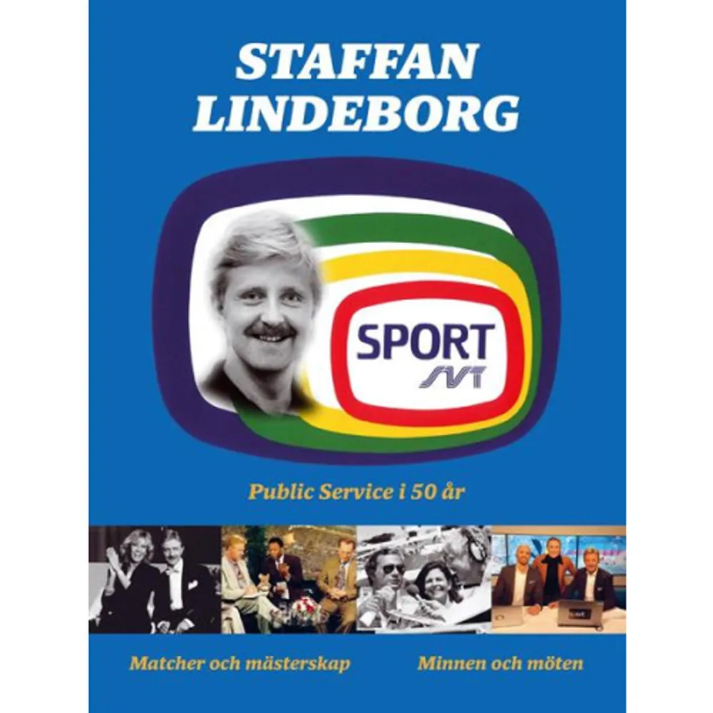 Unik memoarbok, Public Service i 50 år Det är 50 år sedan Staffan Lindeborg debuterade 18 år gammal i Sveriges Radio. Samma år – 1969 - startade Lars-Gunnar Björklund succén Tipsextra i TV. Tio år senare lockade Björklund smålänningen till televisionen och sedan dess har Staffan kommenterat fotboll, ishockey, simning och bordtennis för TV-Sporten. - Min pojkdröm blev mitt jobb och jag är oerhört glad och tacksam för vad jag har fått uppleva, säger Staffan Lindeborg . Staffans memoarer, som ges ut fredagen den 8 november, är annorlunda. Elva medförfattare medverkar (bl. a Glenn Strömberg, Bengt Baron, Thomas Wernerson och Maria Wallberg) och ger sin bild av smålänningen som gick i Lennart Hylands fotspår. - Hyland var förebilden men Björklund var den som lockade mig till TV och Göteborg där Tipsextra med engelsk fotboll drog miljonpublik varje lördag, säger Staffan. Det var en förmån att få jobba med Fredrik Belfrage, Ingvar Oldsberg m fl och sedan få vara med om TV-Sportens gyllene epok. Det har blivit många matcher och mästerskap men också många möten och minnen för Lindeborg som slutade kommentera för SVT Sport i december förra året. - Det är lite av det jag försöker berätta om i boken samtidigt som läsaren får en liten inblick i vad som händer bakom kulisserna, säger Staffan.    Format Flexband   Språk Svenska   Utgivningsdatum 2019-11-08   ISBN 9789185089239  . Böcker.