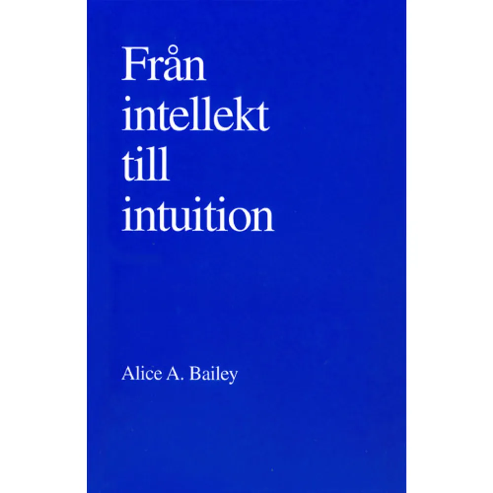 I vår tid är utbudet av olika meditationsformer stort, men samtidigt kan det vara svårt att bedöma de olika metodernas värde. Denna grundläggande bok om meditationens teori och praktik kan vara till stor hjälp därvidlag.  Särskilt klargörande är den ingående behandlingen av den mystiska meditationens begränsningar. Inom mystiken finns en stark betoning av känslolivet. Mystikern tror sig ofta bäst kunna tillfredsställa sin längtan efter extatiska andliga upplevelser genom att hämma sitt tankeliv så till den grad att sinnet töms fullständigt.  Detta kan vara en riskabel väg, och många mystiker har därför inte bara varit världsfrånvända och opraktiska drömmare utan ibland också insnärjda i allehanda illusioner.  En långt säkrare utvecklingsväg är därför att ha tänkandet som utgångspunkt för meditationen. Och när koncentrationen och klarheten i det meditativa tänkandet når sin höjdpunkt övergår det i kontemplation. Då är själen sinnet och hjärnan koordinerade, och själen kan överföra sitt ljus och sin kunskap till sitt väntande och positivt mottagliga instrument.  Detta är upplysningen, och den uppgift som återstår är att omsätta denna upplysning i ett inspirerat liv, där hela personligheten – känslorna, intellektet och intuitionen – är engagerade i ett praktiskt och kärleksfullt tjänande av medmänniskorna.  Från intellekt till intuition visar alltså att träget och korrekt utförd meditation är vägen till det själsstyrda tjänande som är den fullfjädrade vitmagikerns kännemärke.    Format Häftad   Omfång 182 sidor   Språk Svenska   Förlag Stiftelsen Tibetanens Bokfond   Utgivningsdatum 1997-11-01   ISBN 9789186338183  . Böcker.