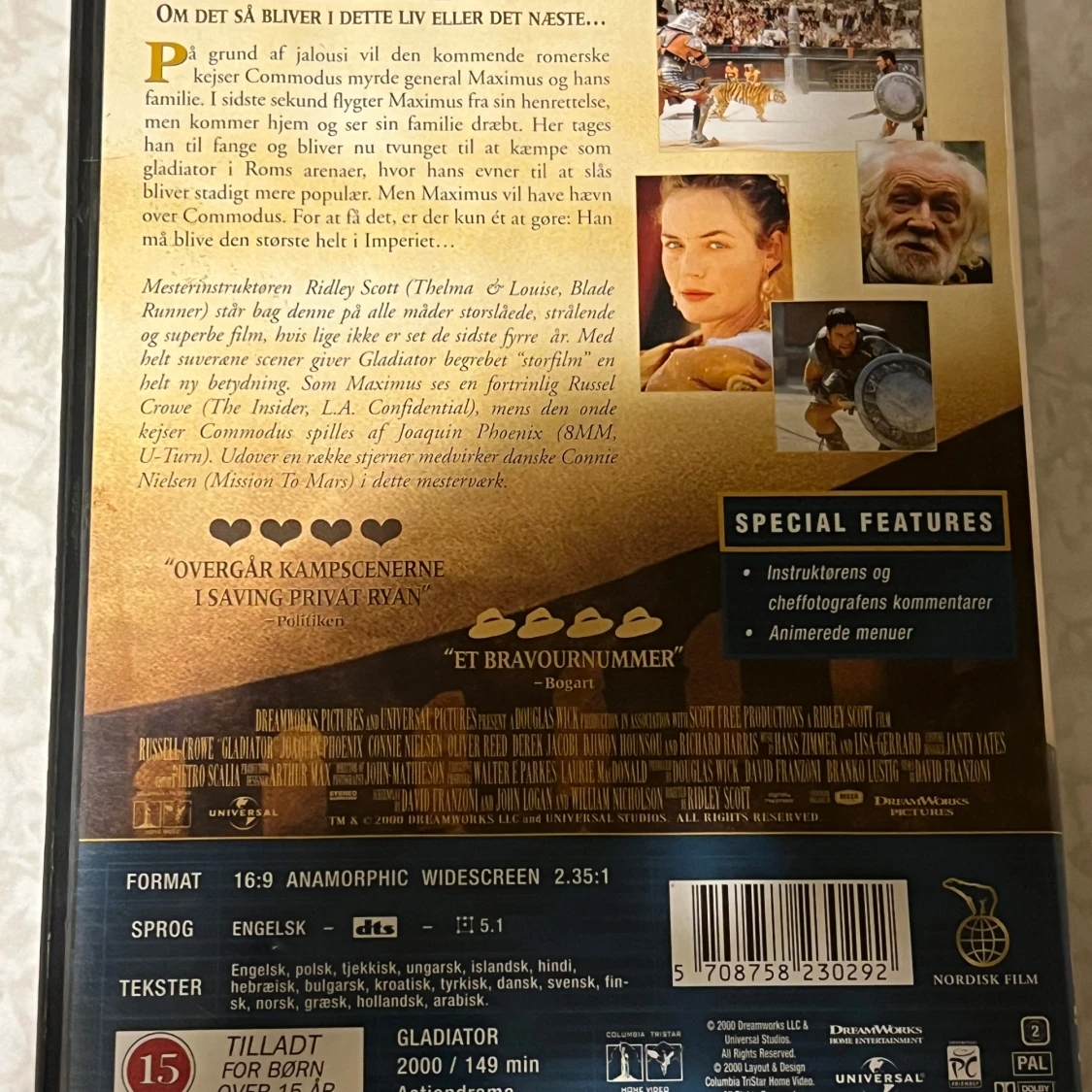 Gladiator Collector's Edition DVD - 91