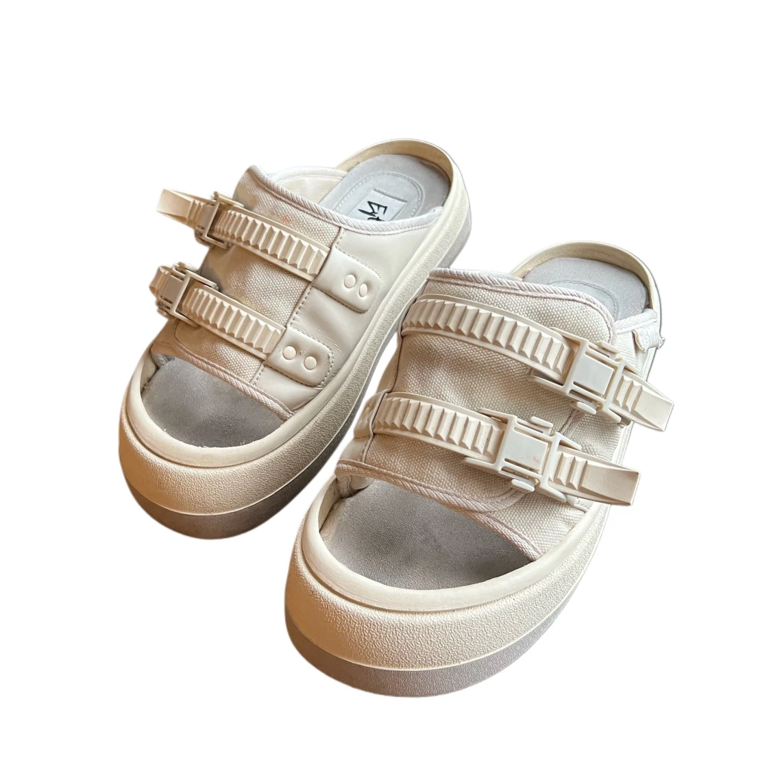 Eytys tofflor cream white