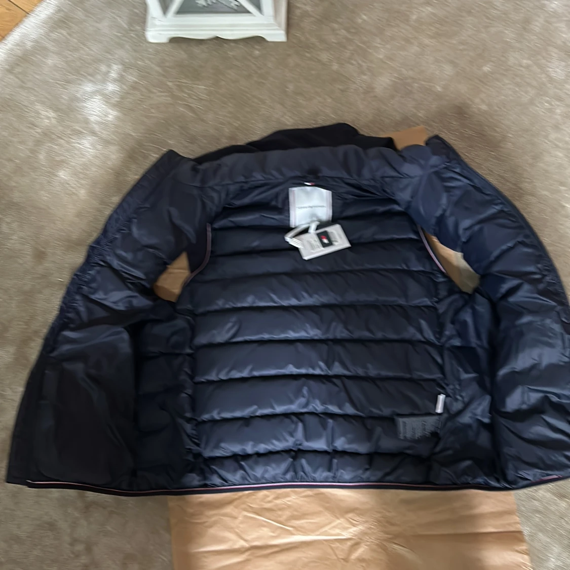 Mörkblå dunväst från Tommy Hilfiger - 92