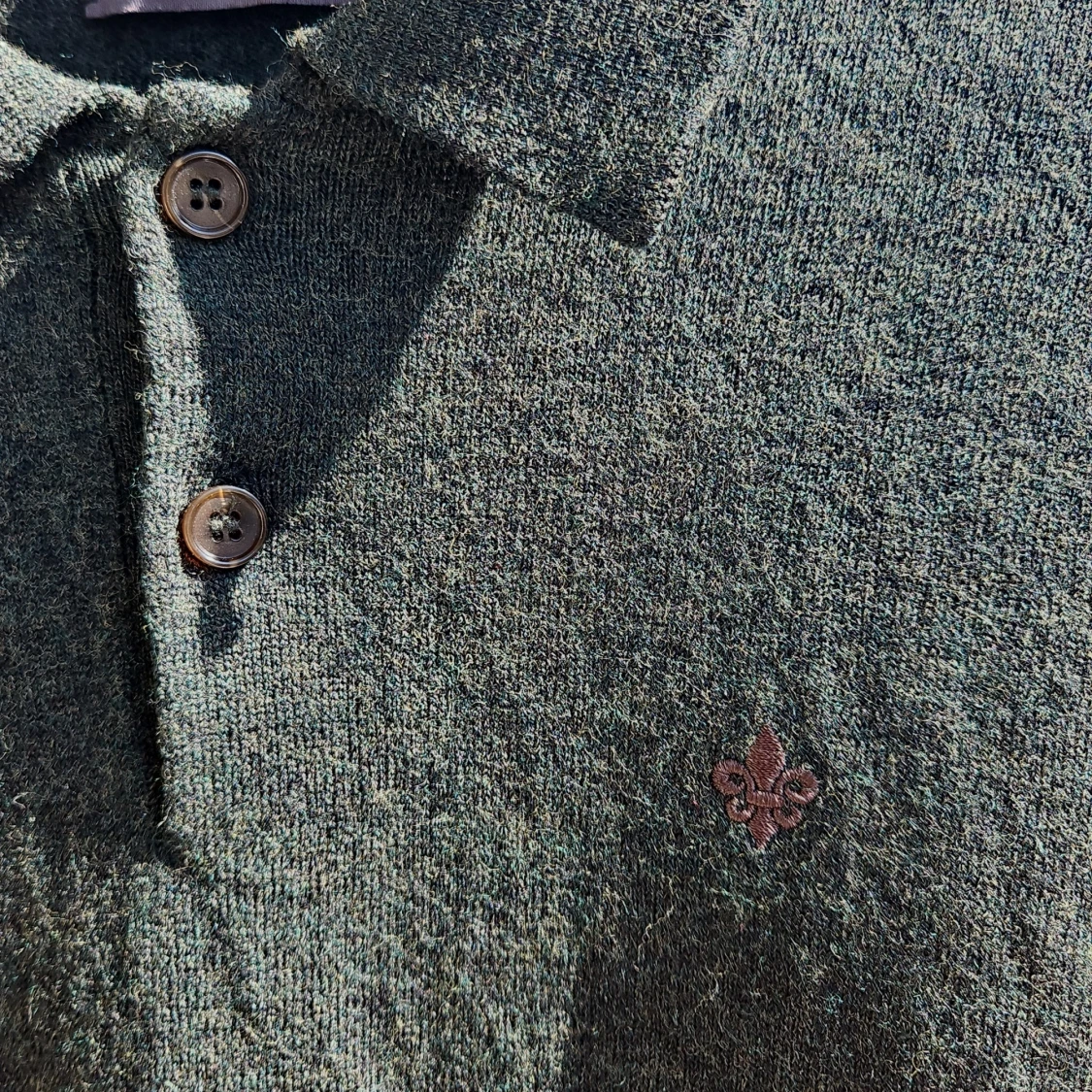 Mörkgrön pikétröja från Morris - 90