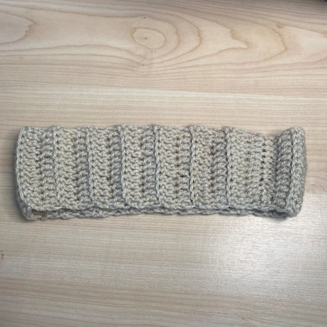 Virkat hårband - 91