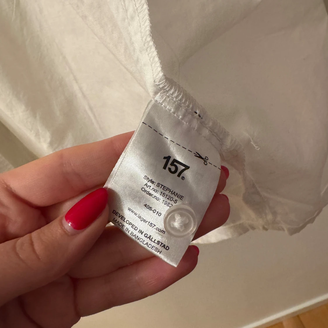 Vit skjorta från 157 - 3