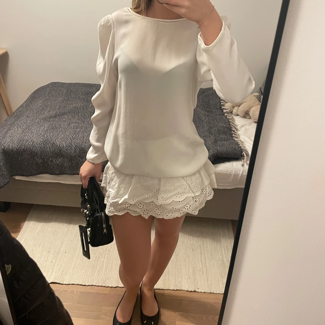 Vit blus från Massimo Dutti