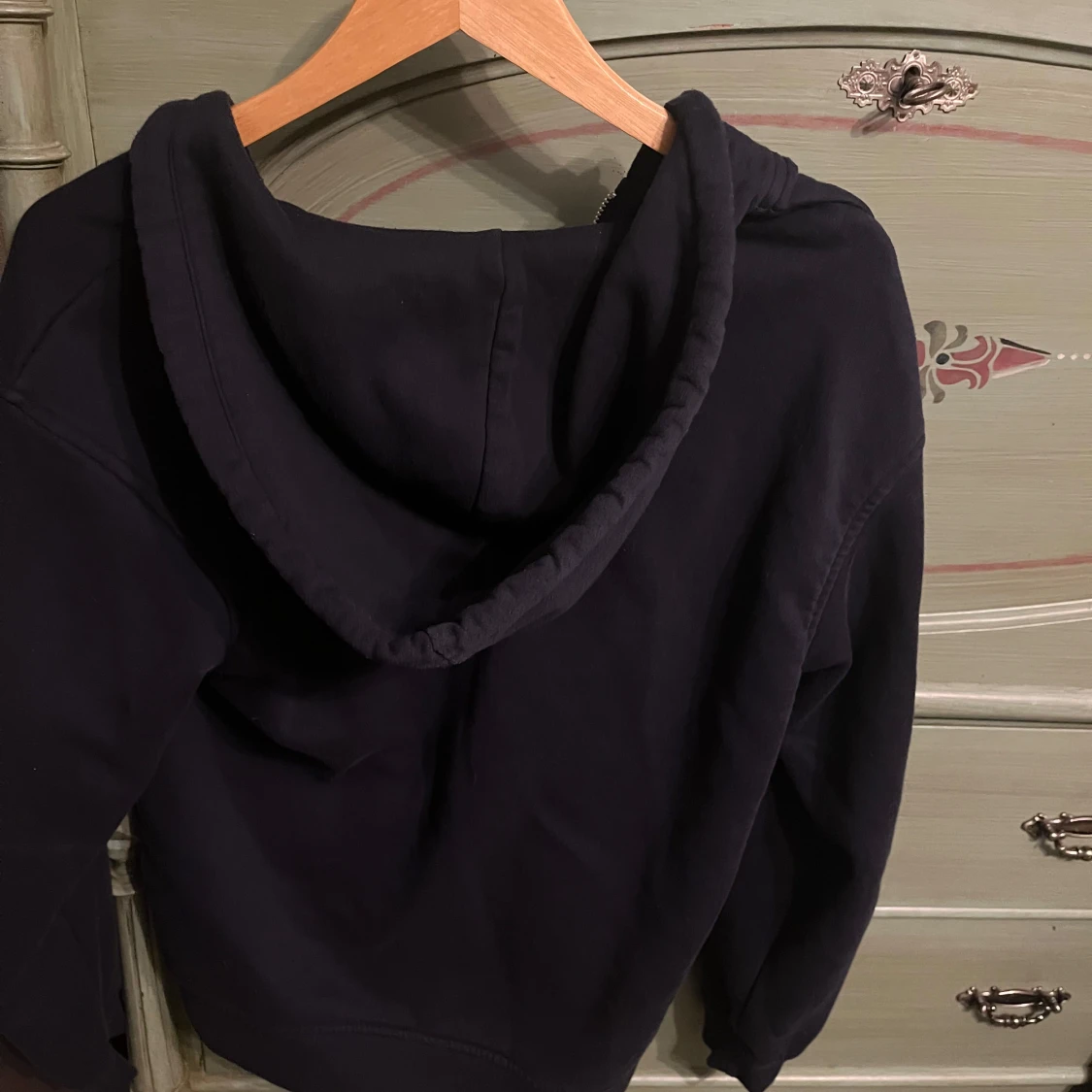 Marine blå zip hoodie från H&M S - 2