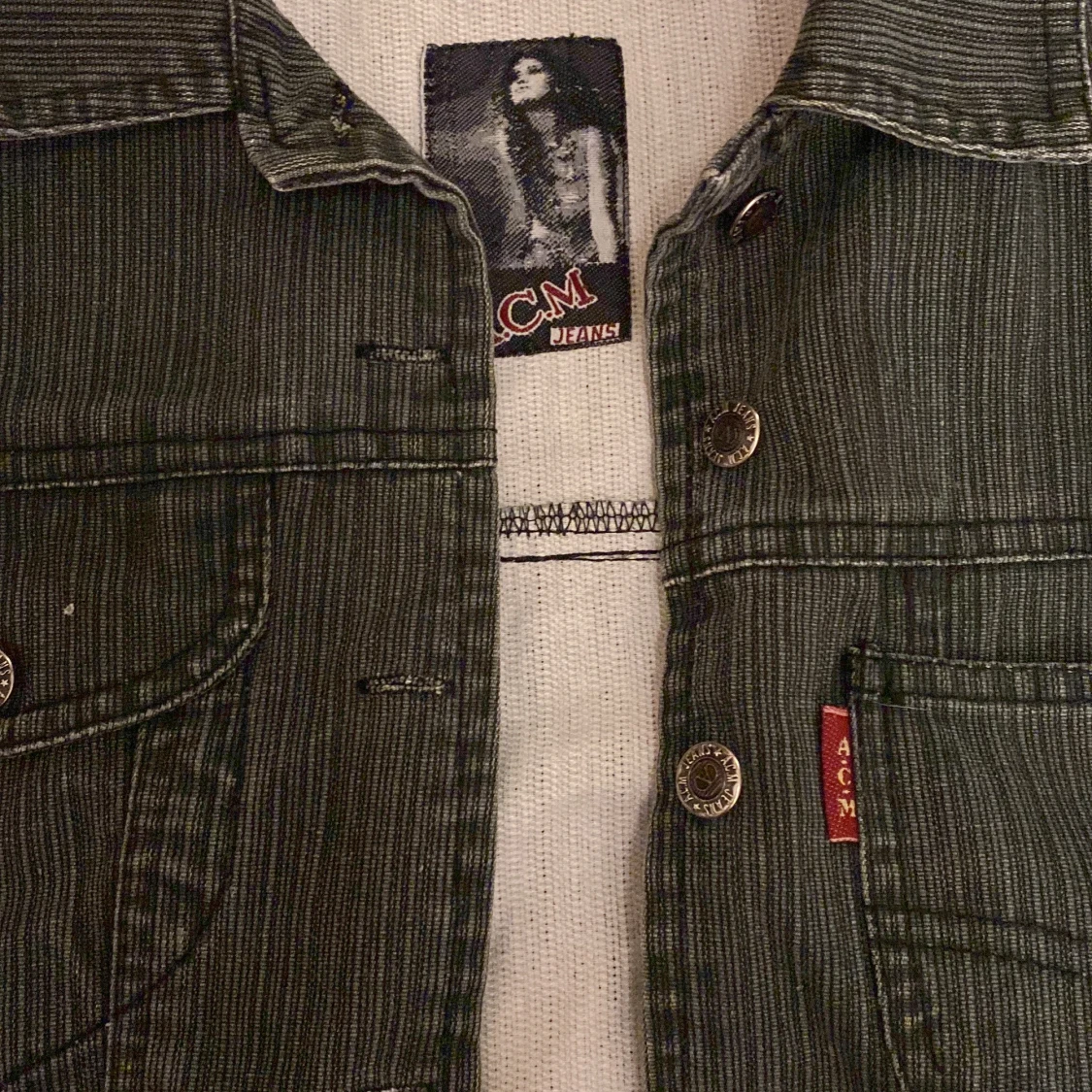 Grön jeansväst från ACM - 1