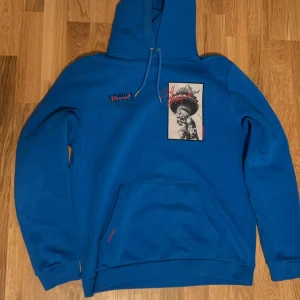 Blå hoodie från Supply & Demand - Blå Supply & Demand hoodie i storlek M. Använd rätt så mycket men tagen bra hand om. Pris kan absolut diskuteras