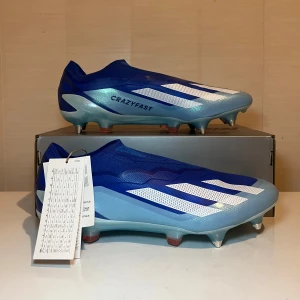 Adidas X Crazyfast Elite SG - Adidas X Crazyfast Elite SG “Marine Rush”🪼, Skick- 10/10 (box och tillbehör ingår📦🔧)