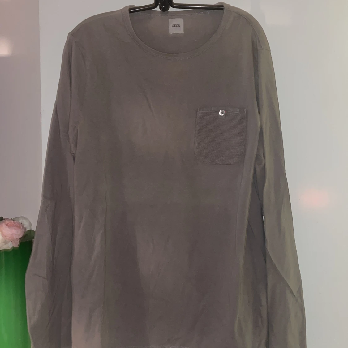 Grå långärmad tröja från ASOS