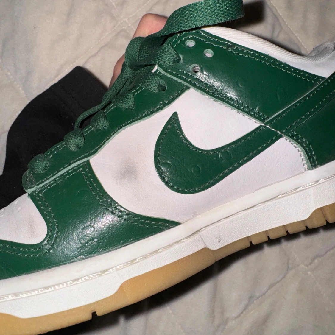 Nike Dunk i grönt och vitt - 91