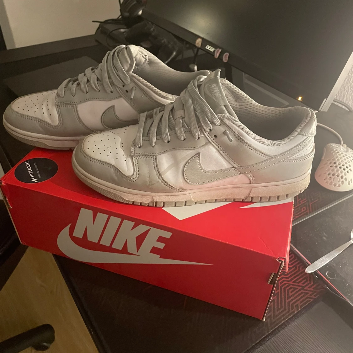 Grå Nike Dunk sneakers - 90