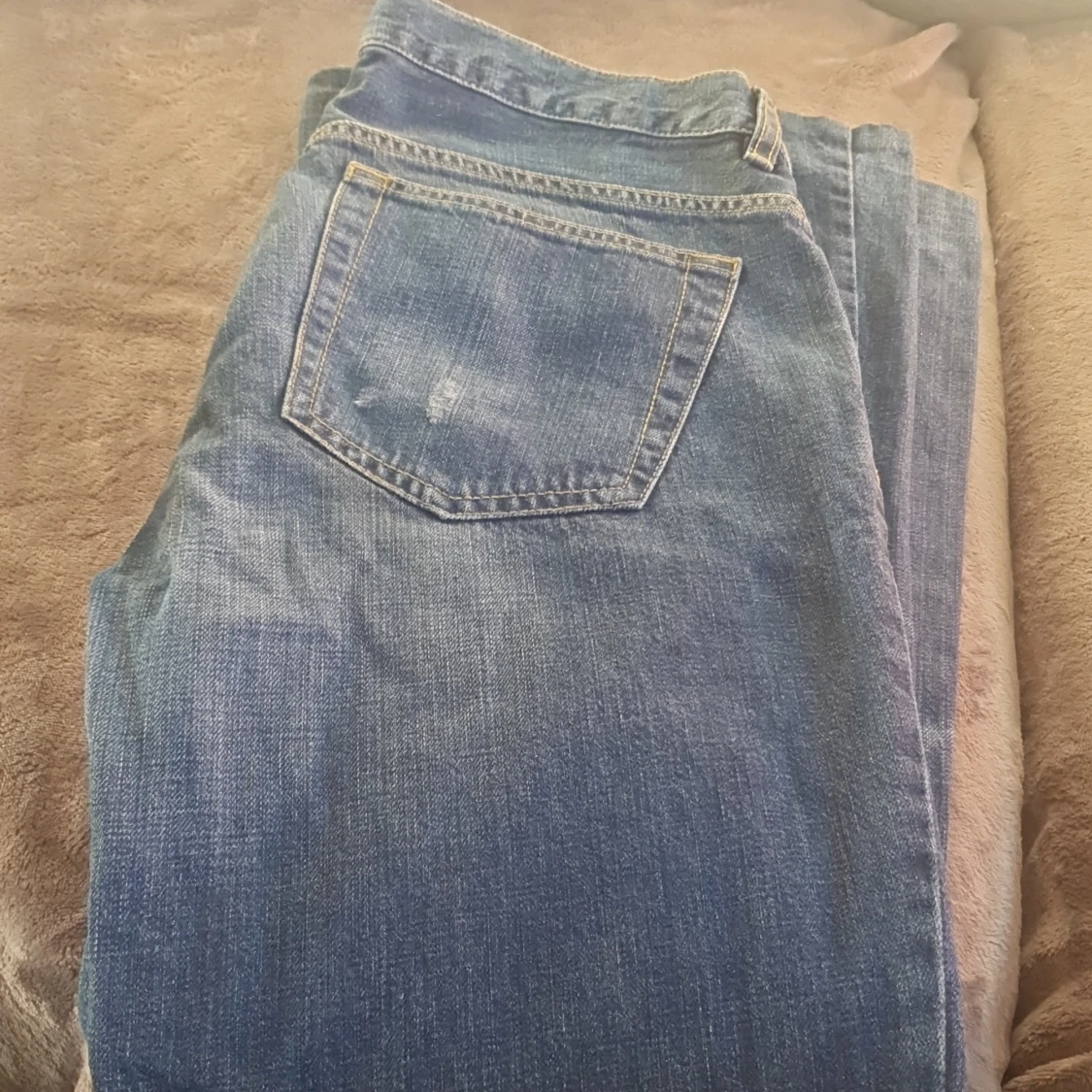 Blå jeansbyxor - 91