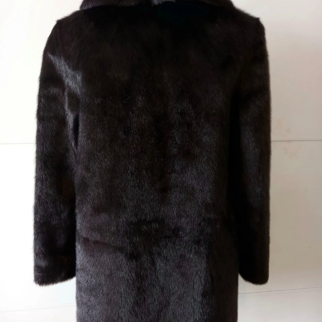 Svart pälsjacka - 91