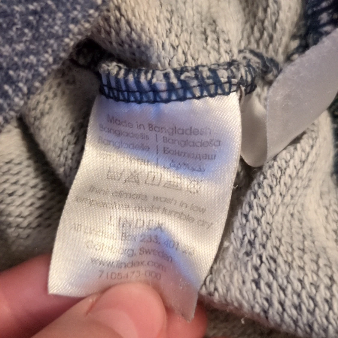 Vit randig tröja  - 91