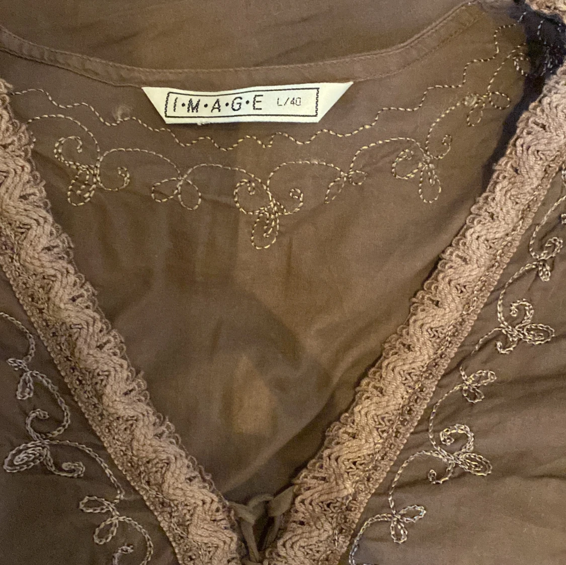 Brun klänning från IMAGE - 91