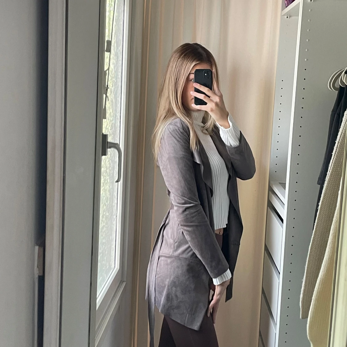 Mocka trench coat kofta - 91