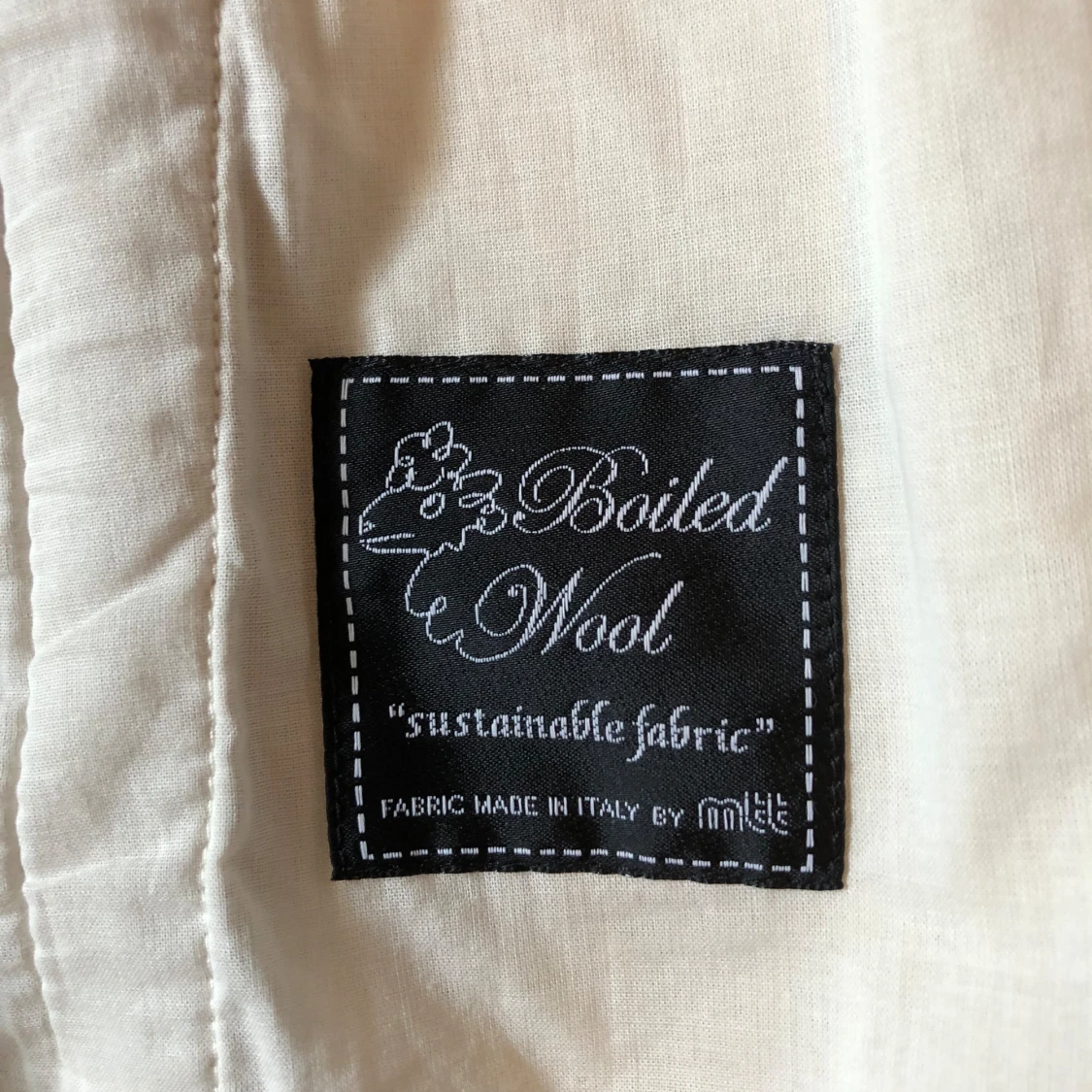 Beige Overshirt i ull från Oui, 40-42 - 92