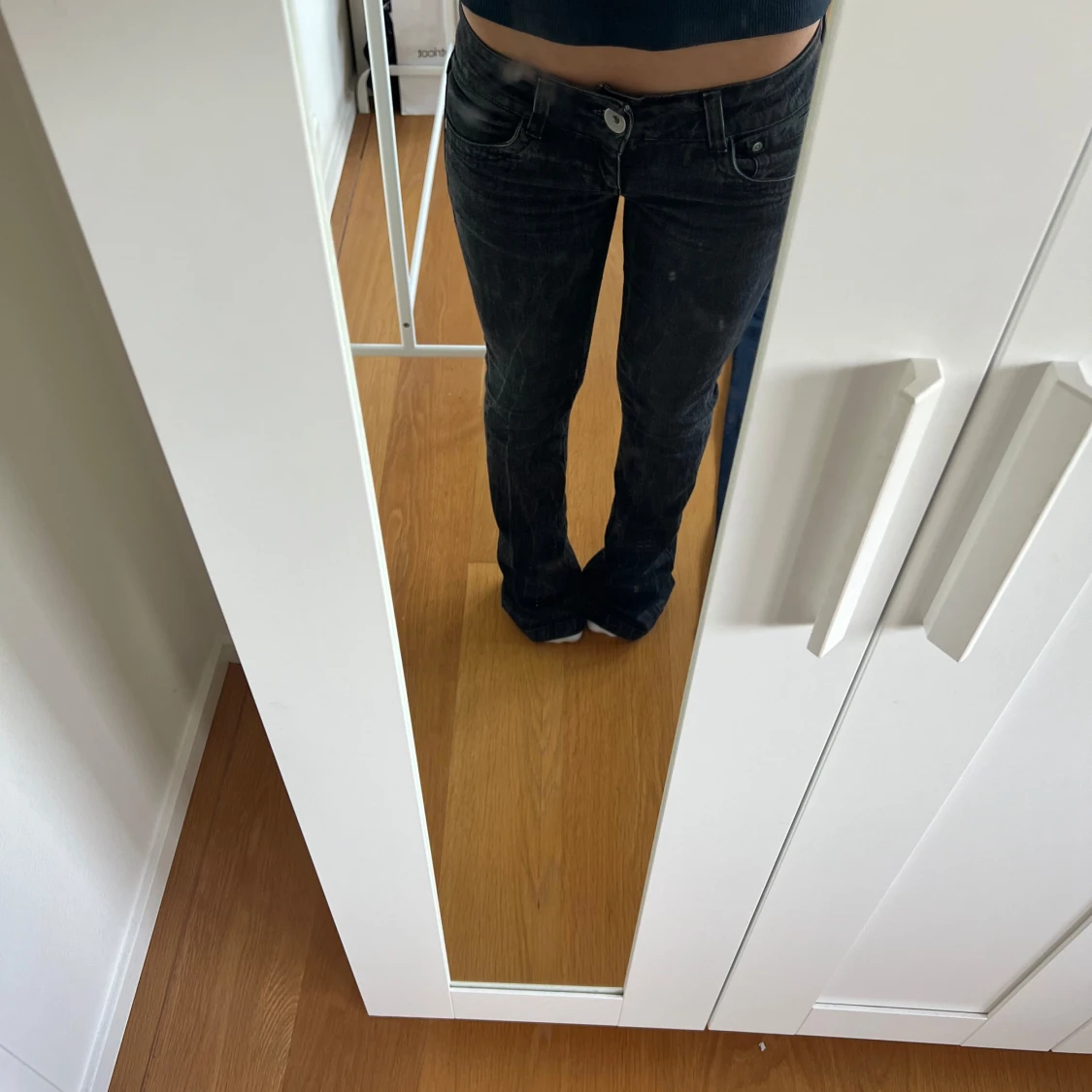 Low waist bootcut från ONLY