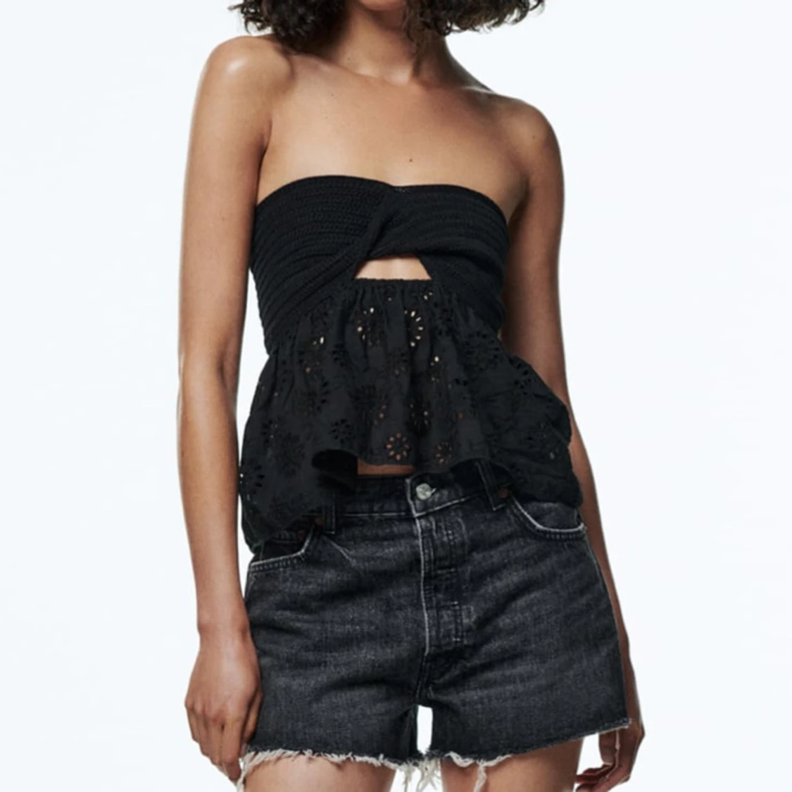 Svarta Zara Topp - 90