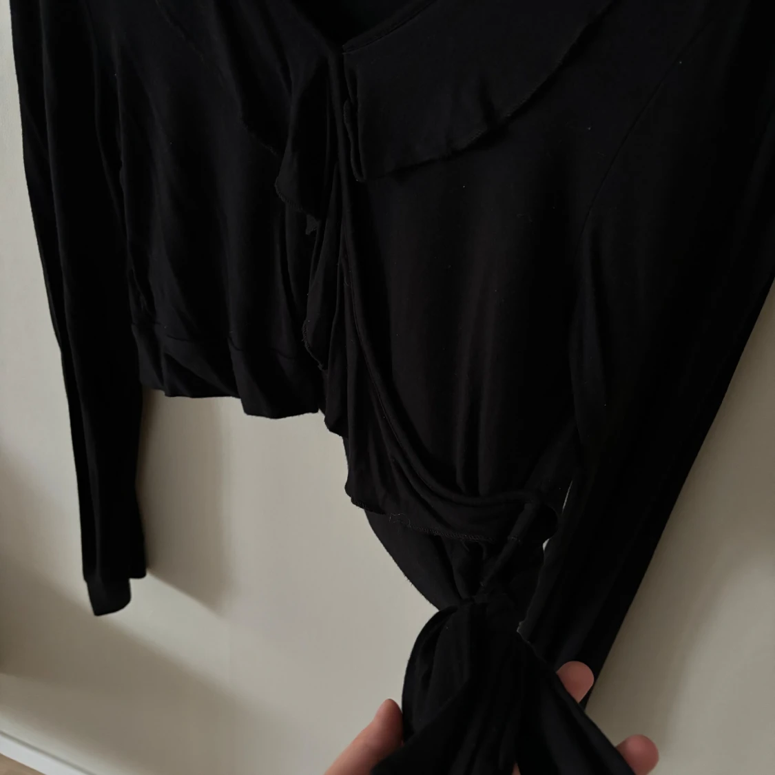Svart långärmad kofta från Fransa - 90