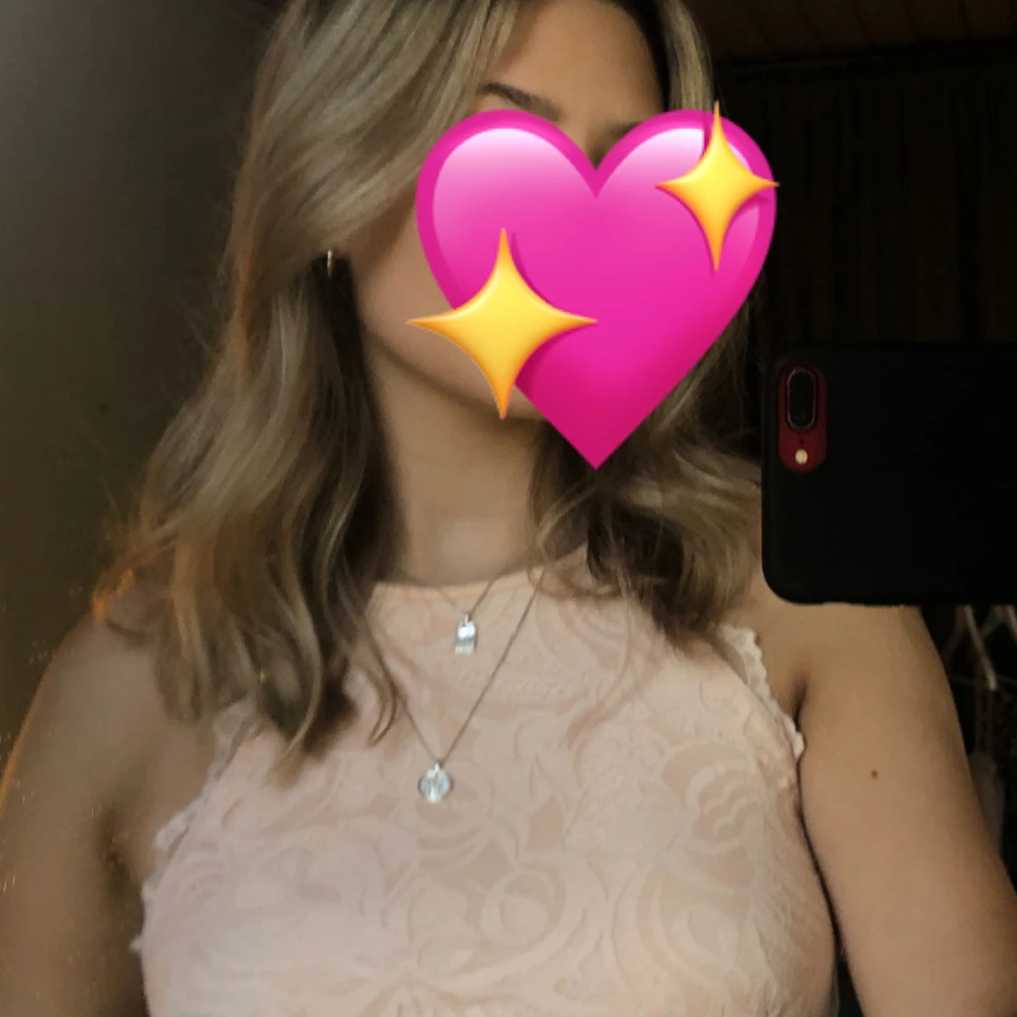 Beige spetslinne - 92