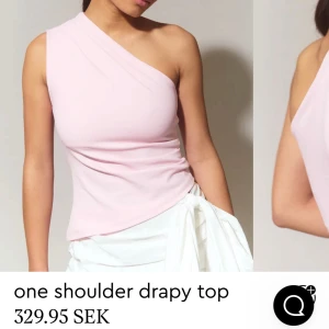 Rosa oneshoulder topp från ginatricot - Säljer en superfin rosa oneshoulder topp från GinaTricot. Den är perfekt för sommaren och har en tight passform som framhäver figuren. Det passar för både vardag och fest. Använt fåtal gånger men annars är tröjan som nyskick.