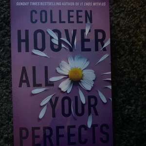 All your perfect by colleen hoover - ”All Your Perfects" av Colleen Hoover handlar om komplexa relationer och hur man hanterar motgångar i kärleken. Den utforskar teman som förlåtelse och att kämpa för sina drömmar. Säljer boken för 80 kr. Nyskick!!
