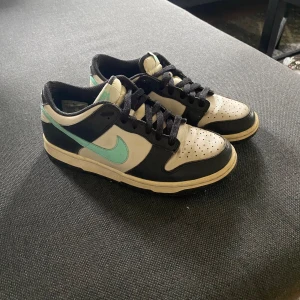 Nike dunk low - Jättecoola dunks köpa 2021 i bra skick, endast lite nötta längst bak på hälen. Köpa för ca 1500kr.