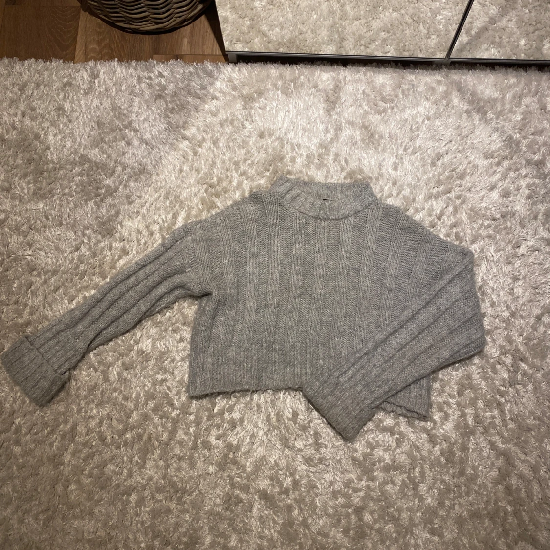 Stickad tröja hm