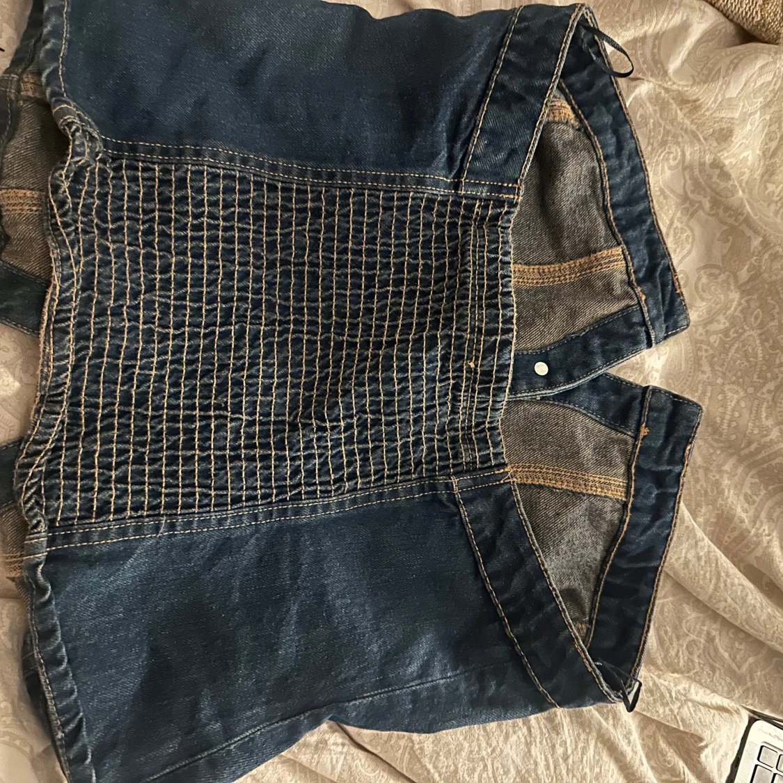 Zara slutsåld Denim topp  - 90