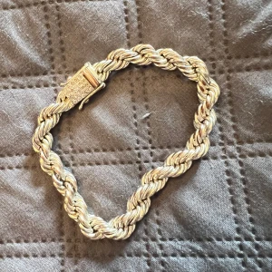 Kejsar länk - Vit guld, väldigt använd, tappat lite färg