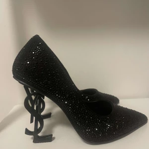 Saint Laurent klackar opium leather - Saint Laurent opium black heels