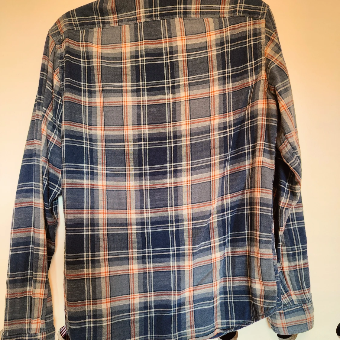 M&S blå skjorta, storlek S - 90