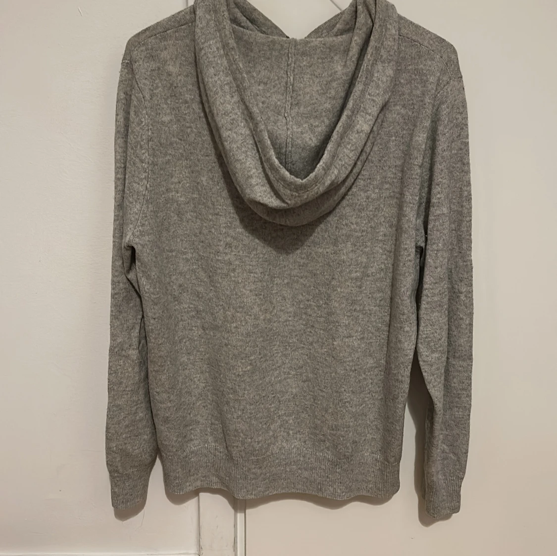 Ljusgrå Kashmirhoodie - 3